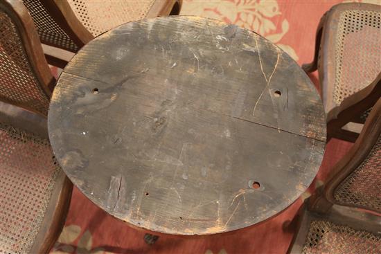 A Regency parcel gilt rosewood and specimen marble occasional table 1ft 9in. x 1ft 6in. H. 2ft 5in.